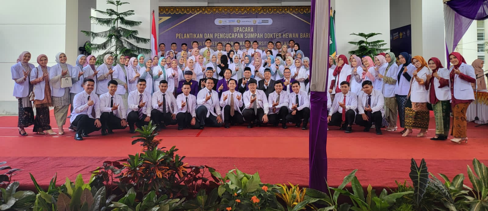 New Veterinarinarians Inauguration and Oath-Taking Ceremony, Faculty of Veterinary Medicine-Universitas Syiah Kuala. Banda Aceh, February 6, 2023.